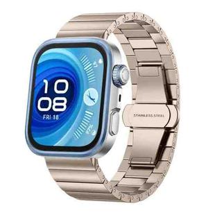 For Huawei Watch Fit 4 / 4 Pro / 3 Bamboo Stainless Steel Watch Band(Primary Color)