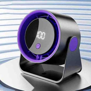 FS-22 Digital Display 100-speed Desktop Air Circulation Electric Fan(Black)