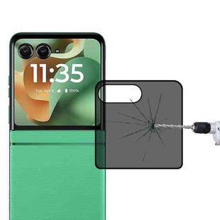 For Motorola Razr 60 3D Hot Bending Edge Glue Anti-spy Privacy Curved Tempered Glass Film
