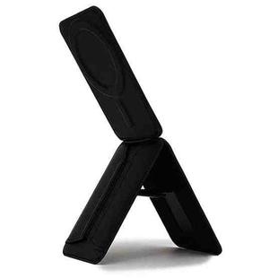 MagSafe Live Broadcast Phone Bracket Card Holder with Elastic Band(Black)