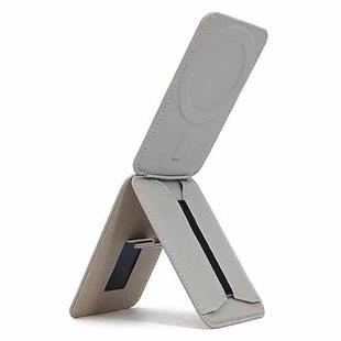 MagSafe Live Broadcast Phone Bracket Card Holder with Elastic Band(Grey)