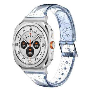 For Samsung Galaxy Watch Ultra 47mm Glitter TPU Watch Band(Blue)
