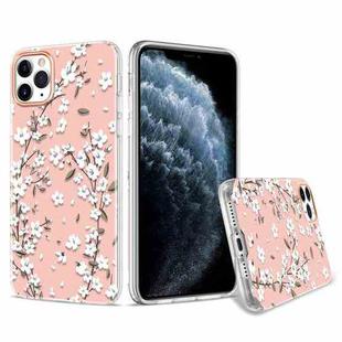 For iPhone 11 Pro 3D Cherry Blossom Painted TPU Protective Case(Pink)