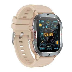 C30 Pro 2.19 inch TFT Screen BT Outdoor Sports Smart Watch(Apricot)