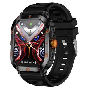C50 Pro 2.19 inch TFT Screen BT Outdoor Sports Smart Watch Support Heart Rate Monitoring(Black Orange)