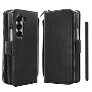 For Samsung Galaxy Fold6 VIETAO Magnetic Buckle RFID Wallet Leather Phone Case(Black)