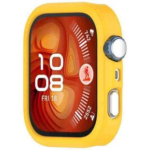 For Huawei Watch Fit 4 Pro Soft Silicone Watch Protective Cover(Yellow)
