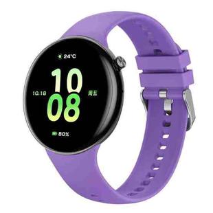 For Honor Watch Fit xDfind Skin-friendly Silicone Watch Band(Purple)