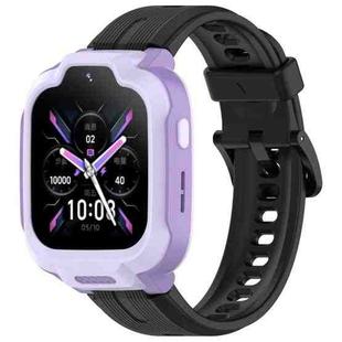 15mm Children Smart Watch Silicone Watch Band(Black)