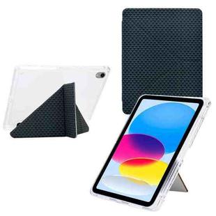 For iPad mini 2024 / mini 6 Y-Fold Pyramid Texture Smart Leather Tablet Case(Green)