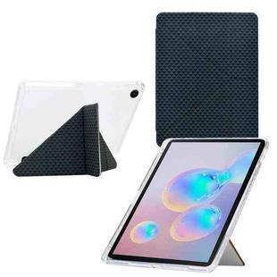For Samsung Galaxy Tab A9+ Y-Fold Pyramid Texture Smart Leather Tablet Case(Green)