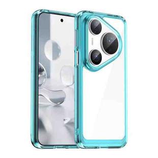 For Huawei Pura 80 Pro+ 5G Colorful Series Acrylic Hybrid TPU Phone Case(Transparent Blue)