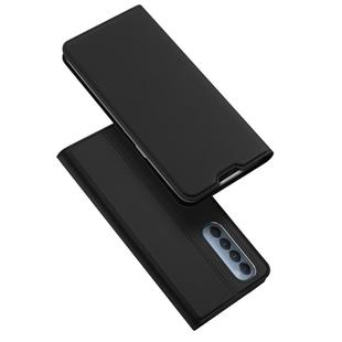 For OPPO Reno4 Pro DUX DUCIS Skin Pro Series Horizontal Flip PU + TPU Leather Case, with Holder & Card Slots(Black)