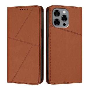 For Doogee Note 58 / Note 58 Pro Strong Magnetic Frosted Flip Leather Phone Case(Coffee Color)