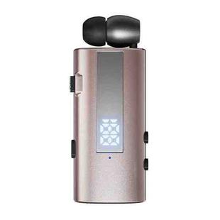 K92 Collar Clip Wireless Bluetooth Earphone(Pink)