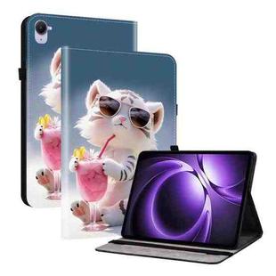 For Xiaomi Redmi K Pad 8.8 inch Crystal Texture Colored Drawing Leather Tablet Case(Cartoon Tiger Cub)