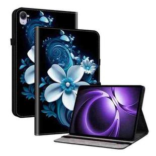 For Xiaomi Redmi K Pad 8.8 inch Crystal Texture Colored Drawing Leather Tablet Case(Black Orchid)