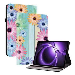 For Xiaomi Redmi K Pad 8.8 inch Crystal Texture Colored Drawing Leather Tablet Case(Sunflowers)