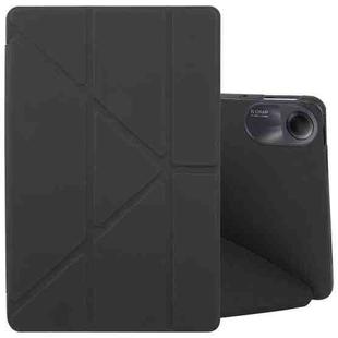 For Xiaomi Redmi Pad 2 Deformation Silicone Leather Tablet Case(Black)