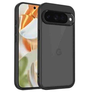 For Google Pixel 10 Skin Feel Frosted PC+TPU Shockproof Phone Case(Transparent Black)