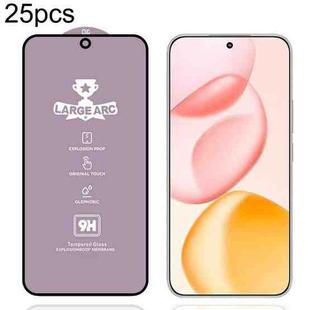 For Honor 400 Global 156.5mm 25pcs 9H 0.4mm High Aluminum Large Arc Tempered Glass Film
