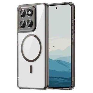 For Motorola Edge 60s PC Hybrid TPU Airbag Shockproof MagSafe Phone Case(Transparent Black)