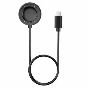 For Suunto Run xDfind Type-C / USB-C Port Smart Watch Charging Cable, Length: 1m(Black)