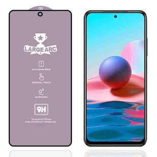 For Xiaomi Redmi Note 10 5G 9H 0.4mm High Aluminum Large Arc Tempered Glass Film
