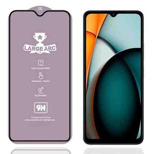 For Xiaomi Redmi A3 4G 9H 0.4mm High Aluminum Large Arc Tempered Glass Film