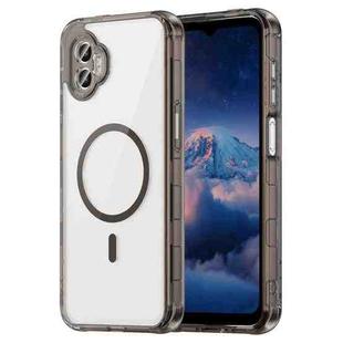 For Samsung Galaxy XCover7 Pro PC Hybrid TPU Airbag Shockproof MagSafe Phone Case(Transparent Black)