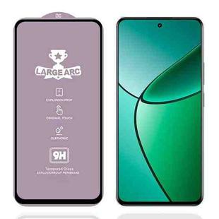 For Realme 12+ 9H 0.4mm High Aluminum Large Arc Tempered Glass Film