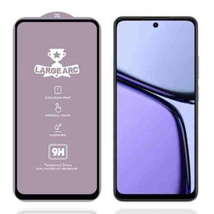 For Realme C65 9H 0.4mm High Aluminum Large Arc Tempered Glass Film
