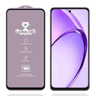 For OPPO A40 / A60 5G / A3 4G 9H 0.4mm High Aluminum Large Arc Tempered Glass Film