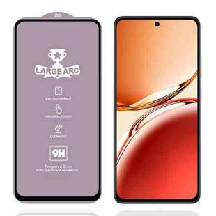For OPPO Reno12 F 4G 9H 0.4mm High Aluminum Large Arc Tempered Glass Film