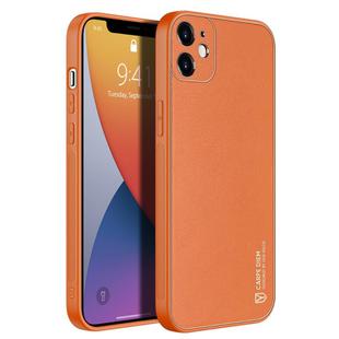 For iPhone 12 mini DUX DUCIS YOLO Series PU + PC + TPU Protective Case(Orange)