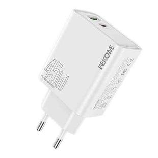 EU Plug WK WP-U64 45W Kinkong Flash Charge USB+Type-C Port Fast Charger