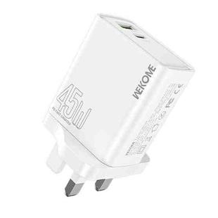 UK Plug WK WP-U64 45W Kinkong Flash Charge USB+Type-C Port Fast Charger
