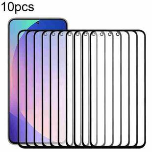For Samsung Galaxy F56 SM-E566B 10pcs Front Screen Outer Glass Lens with OCA Optically Clear Adhesive