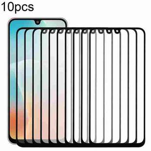 For Samsung Galaxy M16 SM-M166P 10pcs Front Screen Outer Glass Lens with OCA Optically Clear Adhesive