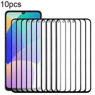For Samsung Galaxy F06 5G SM-E066B 10pcs Front Screen Outer Glass Lens with OCA Optically Clear Adhesive