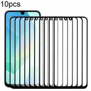 For Samsung Galaxy A16 5G SM-A166B 10pcs Front Screen Outer Glass Lens with OCA Optically Clear Adhesive
