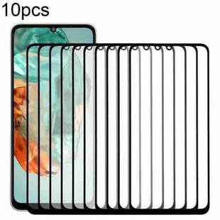 For Samsung Galaxy M05 SM-M055F 10pcs Front Screen Outer Glass Lens with OCA Optically Clear Adhesive