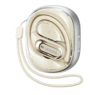 WK Beluga S18 Jungle Series Star Ring In-Ear OWS Clip-on Wireless Earbuds(Beige)