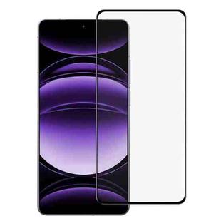 For Realme GT 6 Full Glue 9H HD 3D Curved Edge Tempered Glass Film(Black)