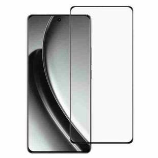 For Realme GT Neo6 Full Glue 9H HD 3D Curved Edge Tempered Glass Film(Black)