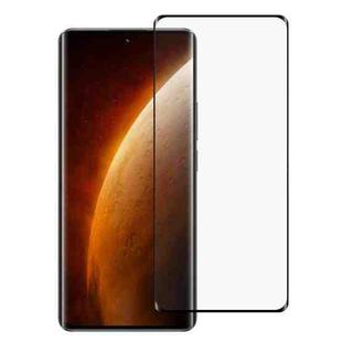 For Realme Narzo 60 Pro Full Glue 9H HD 3D Curved Edge Tempered Glass Film(Black)