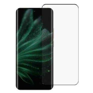 For Realme P2 Pro 5G Full Glue 9H HD 3D Curved Edge Tempered Glass Film(Black)
