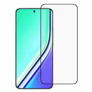 For Realme P3 Pro Full Glue 9H HD 3D Curved Edge Tempered Glass Film(Black)