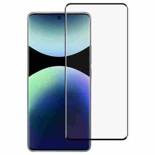 For Xiaomi Redmi Note 14 Pro+ 5G Full Glue 9H HD 3D Curved Edge Tempered Glass Film(Black)