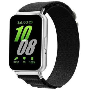 For Samsung Galaxy Fit3 SM-R390 xDfind Nylon Loop Sport Watch Band(Black)